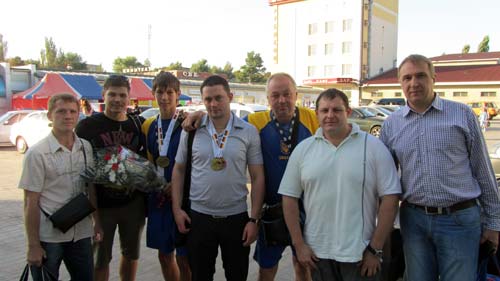 Встреча спортсменов в Донецке