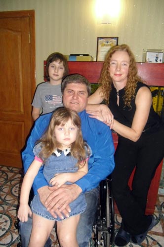 Андрей Тимошенко вместе с семьей