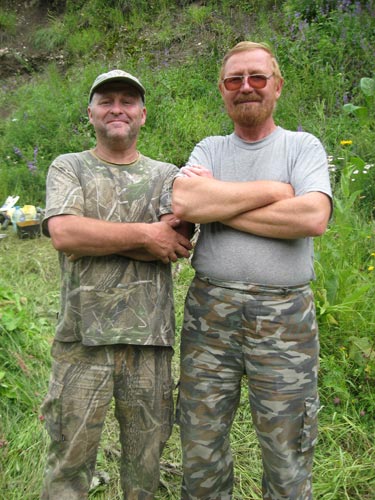 Анатолий Сидоренко (на фото – справа) и руководитель английской группы Дэйв Арчер